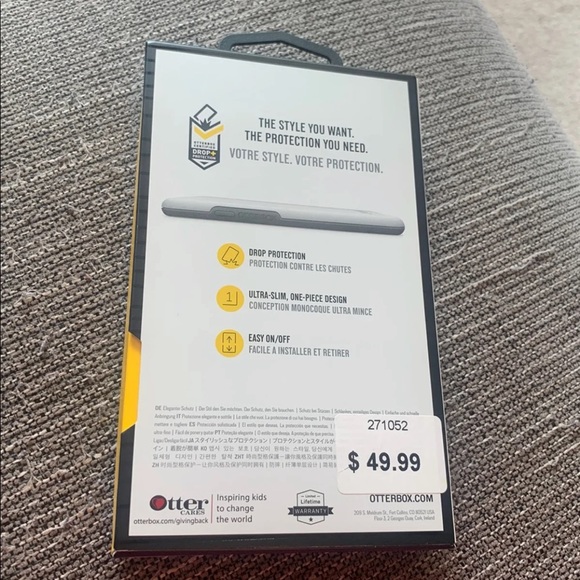 Clear Glitter Otter Box iPhoneXSMax good condition - Picture 2 of 7